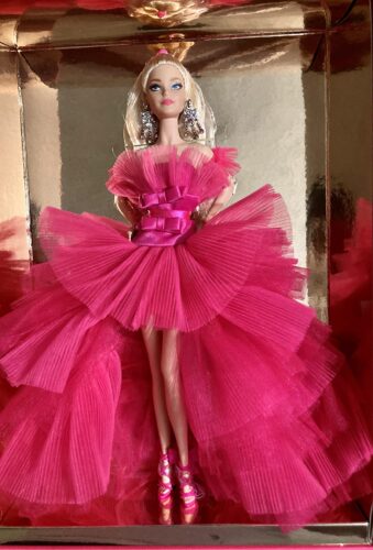 Barbie Signature Pink Collection Doll, Silkstone Barbie Doll in Tulle Gown photo review